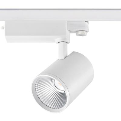 China Commercial Modern Commercial Modern Spot Beam Angle Spot Rail 20w 30w 40w Cob Led Track Light With PF>0.9 for sale