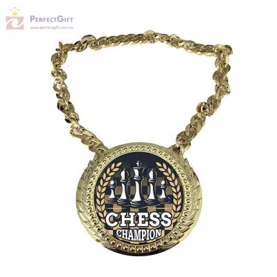 China Worldwide OEM ODM Custom Trophy Awards Chess Medals With Engraving for sale