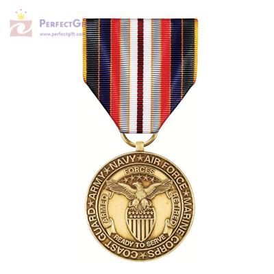 China Custom Metal Promotion 3d Manufacturer Metal Award Military Medal For Souvenir for sale