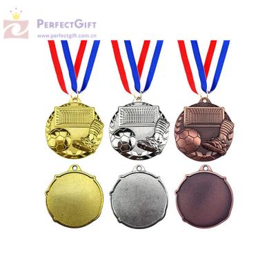 China Worldwide Hot Sell Honorary 3d Custom Stamping Soccer Medals For Game for sale