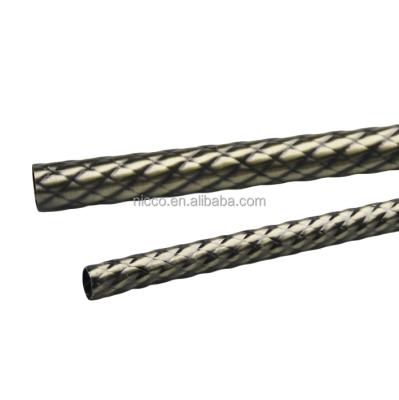 China Eco-friendly Wholesale Classical Embossed Curtain Tube For Curtain Rod for sale