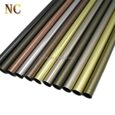 China Hot Wholesale Eco-friendly Antique Brass Window Decorative Iron Pole Curtain in 6 Meters for Living Room for sale