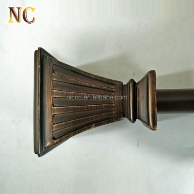 China Eco-friendly cheap hot sale decorative resin curtain rod finials poly for sale