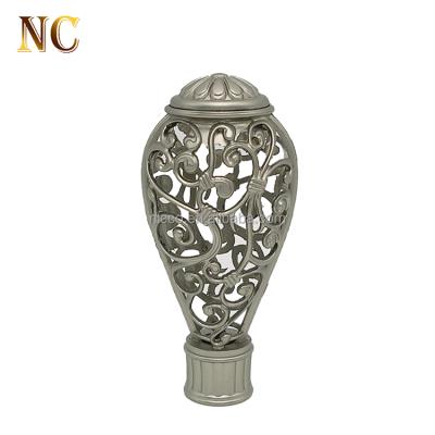 China New Eco-friendly High Quality Cheap Drapery Head Curtain Finials for sale