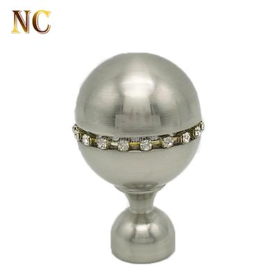 China High Quality Modern Home Decorative Glass Curtain Rod Finials Eco - Friendly for sale