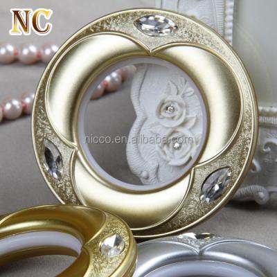 China New Design Fashion Eco-friendly Accessories High Quality Decoration Plastic Curtain Supplies Eyelets Rings For Home for sale