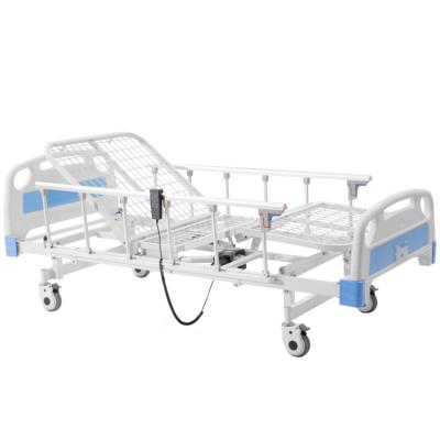 China Medical Equipment Multifunctional Patient 2 Functions Metal ICU Electric Hospital Bed for sale