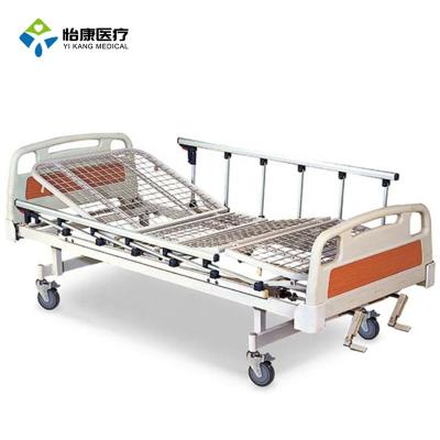 China Hospital Bed Best Two Crank Economic Medical Hospital Bed Price Manual 2 for sale