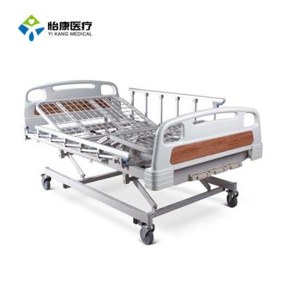 China 3 Functions Manual Three Cranks Economical Patient Bed Price for sale