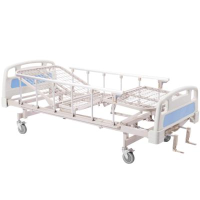 China Metal Home Hospital Delivery 2 Functions Manual Hospital Bed for sale