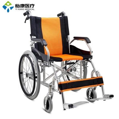 China Deluxe Deluxe Manual Wheelchair Aluminum Wheel With United Brake for sale