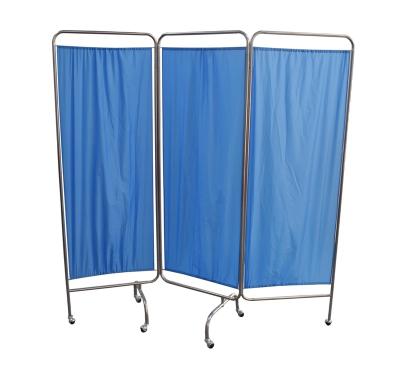 China Hospital; Clinic Hospital Medical Portable Furniture Three Folds Stainless Steel Ward Screen (YK5605S) for sale