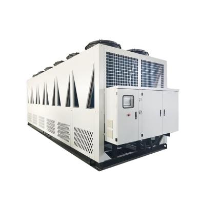 China Hot Selling Industrial Cooling Solutions Good Quality 100 To 200 Ton Air Cooled Screw Water Chiller Price for sale