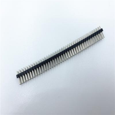 China Straight PCB 2.54mm Pin 2*40P Header Type 11.2mm Gold Plated for sale