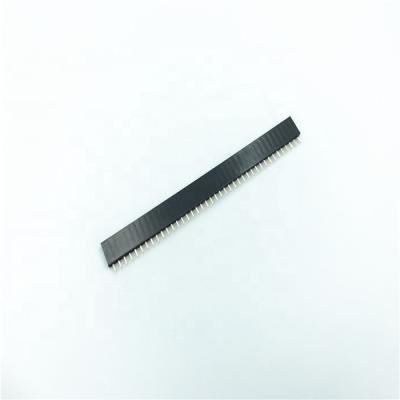 China Header 2.54mm Y Single Row PCB Female Straight Type H=8.5/5.7 for sale