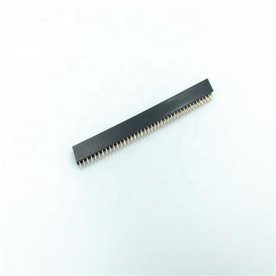 China PCB 2.54mm Double Row Female Header S/T Y Type H=8.5/5.7mm for sale