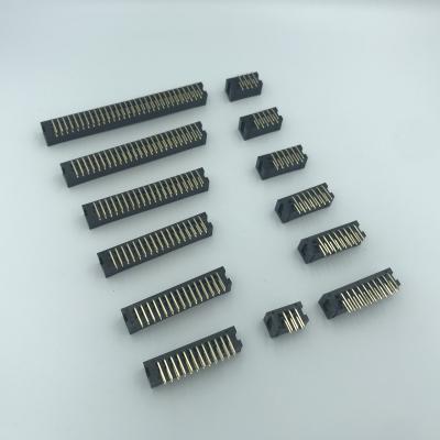 China PCB 2.54mm FRC R/A Box Header Box Male Header Electronic Connectors for sale