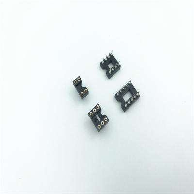 China PCB 2.54mm DIP IC SOCKET PIN LENGTH=7.43MM for sale