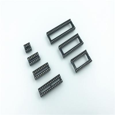 China PCB 2.54mm Pitch 8 Pin Base IC Socket for sale