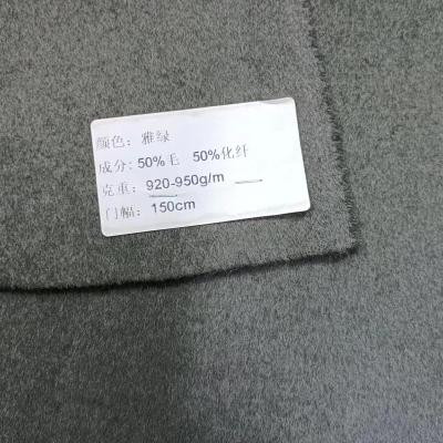 China 2022 Fashion Wool 100% Wool Fabric For Coats Wool Jacket Coat Fabric 50% Wool And Technics Double Sided Woven Chemical Fiber 50% for sale