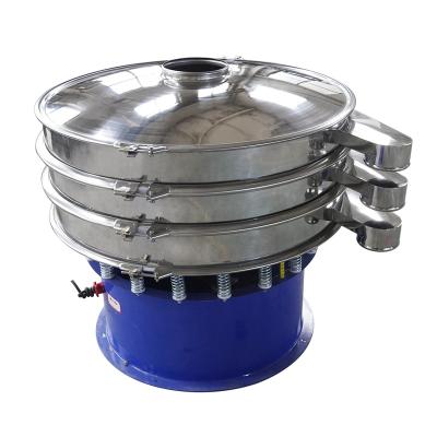 China Powder sieve Electric Food Grade Round Flour Sifter Vibrating Screen Cassava Sieving Machine for Cassava Flour Powder for sale