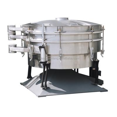 China Food processing Factory Custom Automatic Circular Sieving Machine Remove Impurities Tumbler Vibrating Screen for sale