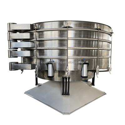 China Food processing Industrial Sieve Sifter Tumbler Vibrating Screen for Screening Limestone Powder for sale