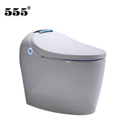 China UV-C Smart Double-flow UV Toilet for Wand WC Electric Auto Lid Seat Wash Electronic Bidet Heated Cover Light Smart Flush Battery for sale