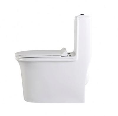 China Concealed Tank Hot Selling 555 Toilet One Piece Toilet With Slim Soft Narrow Seat Cover for sale