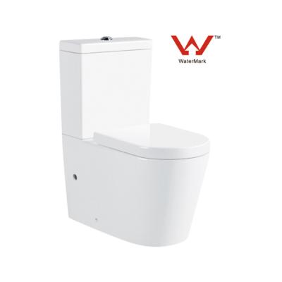 China Factory Direct Sale High Quality Modern Bathroom Products Toilet Flush Double-flush and Two-Piece Type Slot WC Drop Toilet for sale