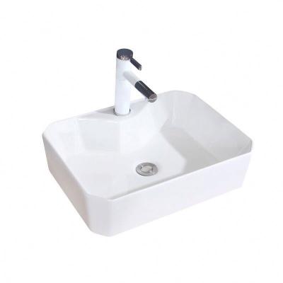 China 555 Modern Modern Home Bathroom Sink White Ceramic Hand Wall Hung Wash Basin Price for sale