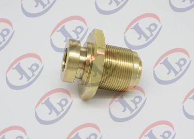 China Copper Hexagon Bolt CNC Machining Parts With Internal And External Thread for sale