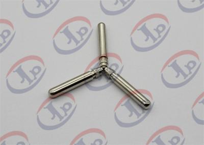 China Knurling Nickel Plating Turned Metal Parts Lathe Finishing Round Head Copper Pins for sale