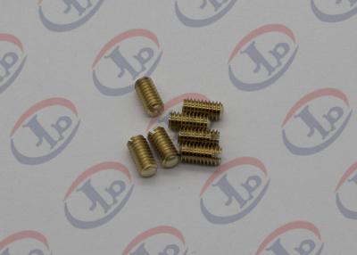 China Small High Precision Machined Parts , Slotted Head Full Threaded Trim Screws  for sale