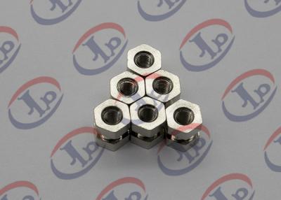 China Swiss Turning 1214 Iron Hexagonal Nuts M3 Internal Thread For Electrical Equipments for sale