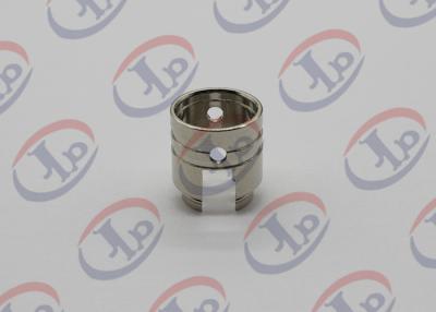 China Nickel Plated Machined Metal Parts Brass Bushins With 3.9mm Wide Groove for sale