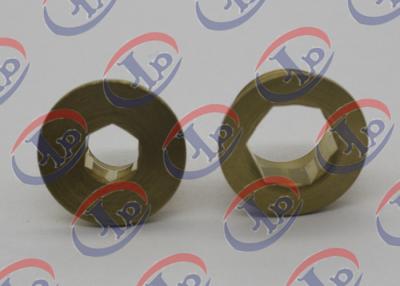 China Precise Turned Metal Parts  Brass Positioning Nuts Fit Electrical Equipments for sale