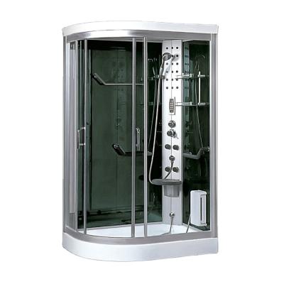 China Dubai Modern Low Price Indoor Prefab Glass Door Panel Massage Foot Bath Steam Shower Room K7073 for sale