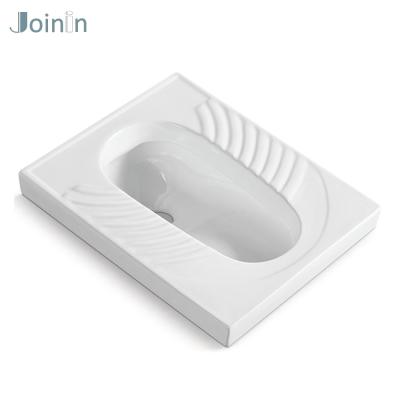 China Without Bathroom Sanitary Ceramic Flooring WC Damper JOININ Ware Toilet Pan Squat Pan Standard Size (J501) for sale