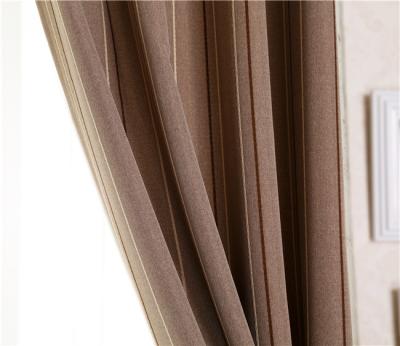 China Polyester two tone blackout curtain fabric for sale