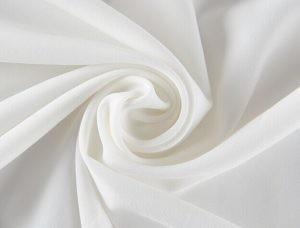 China Polyester white stretch fabric for sale