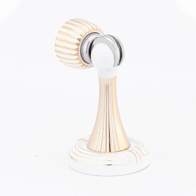 China Professional Wholesale Silver Decoration Stainless Steel Door Stopper Wall Mounted Door Stopper GUIDE Hardware Manufacturer for sale