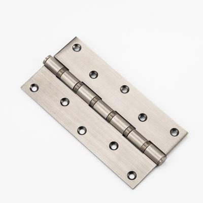 China Ball Bearing Guide 8 Inch 201 Stainless Steel Flat Door Hinges Mute Backing Wooden Door Hinge With Screw for sale