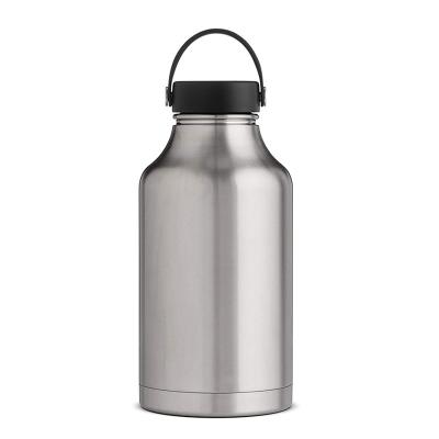 China Sustainable 64oz Vacuum Insulated Stainless Steel Sports Water Bottle Flask for sale