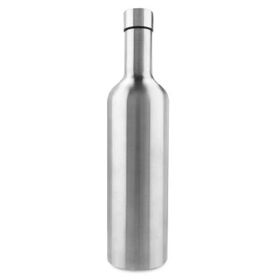 China Sustainable 750ml Double Wall Stainless Steel Wine Bottle Wine Set for sale