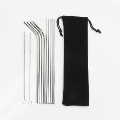 China Titanium Stainless Steel Sustainable Cocktail Straw for sale