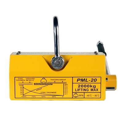 China Industrial Magnet 2 Ton PML Permanent Magnetic Lifter / Lifting Magnets For Lifting Steel Plate for sale