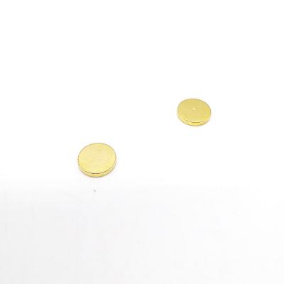 China Industrial Magnet Strong High Quality Gold Neodymium Round Disc Chinese Magnet for sale