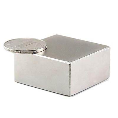 China Excellent Axially Magnetized Industrial Magnet Block Make Neodymium Magnets for sale