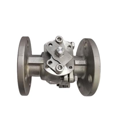 China 2 PC Industrial Flanged Ball Valve JIS 10k Pressure Standard Stainless Steel Ball Valve for sale